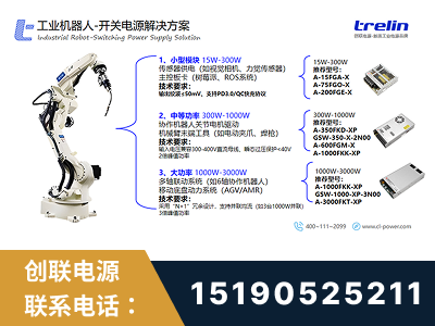 牙克石-工业机器人-开关电源解决方案